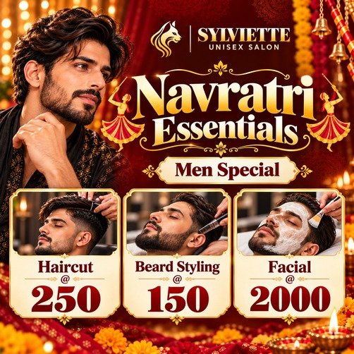Offer: Get Haircut for 250, Beard for 150 & Men's Facial for 2000